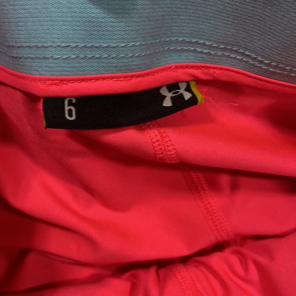 Bright, pink, under armour, golf / athletic skort - Picture 7 of 10